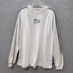 O'Neill Men Swimwear XL White Rash Guard 24-7 30+ UV‎ Protection Quick Dry Logo